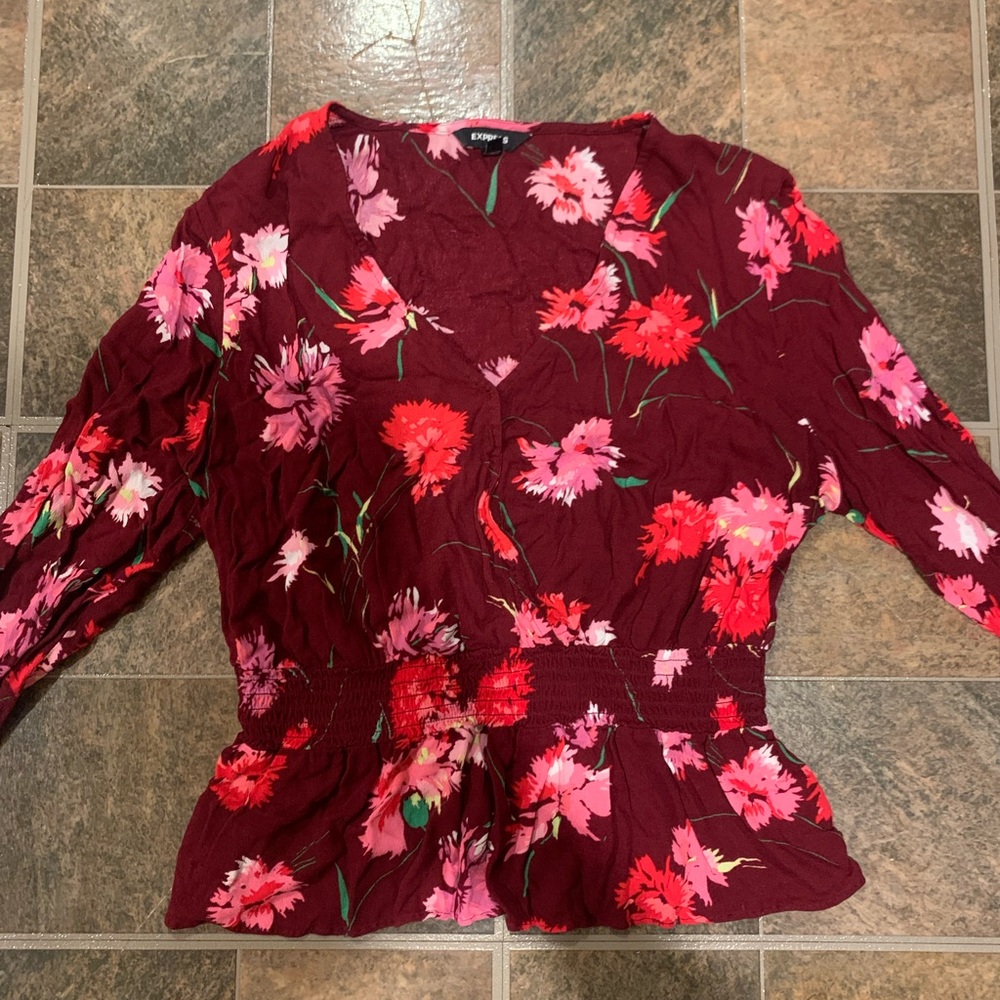Express Women’s Flower Top